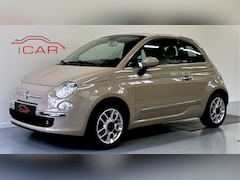 Fiat 500 C - 1.2 Lounge Cappuccino Bruin Leer Beige Kap