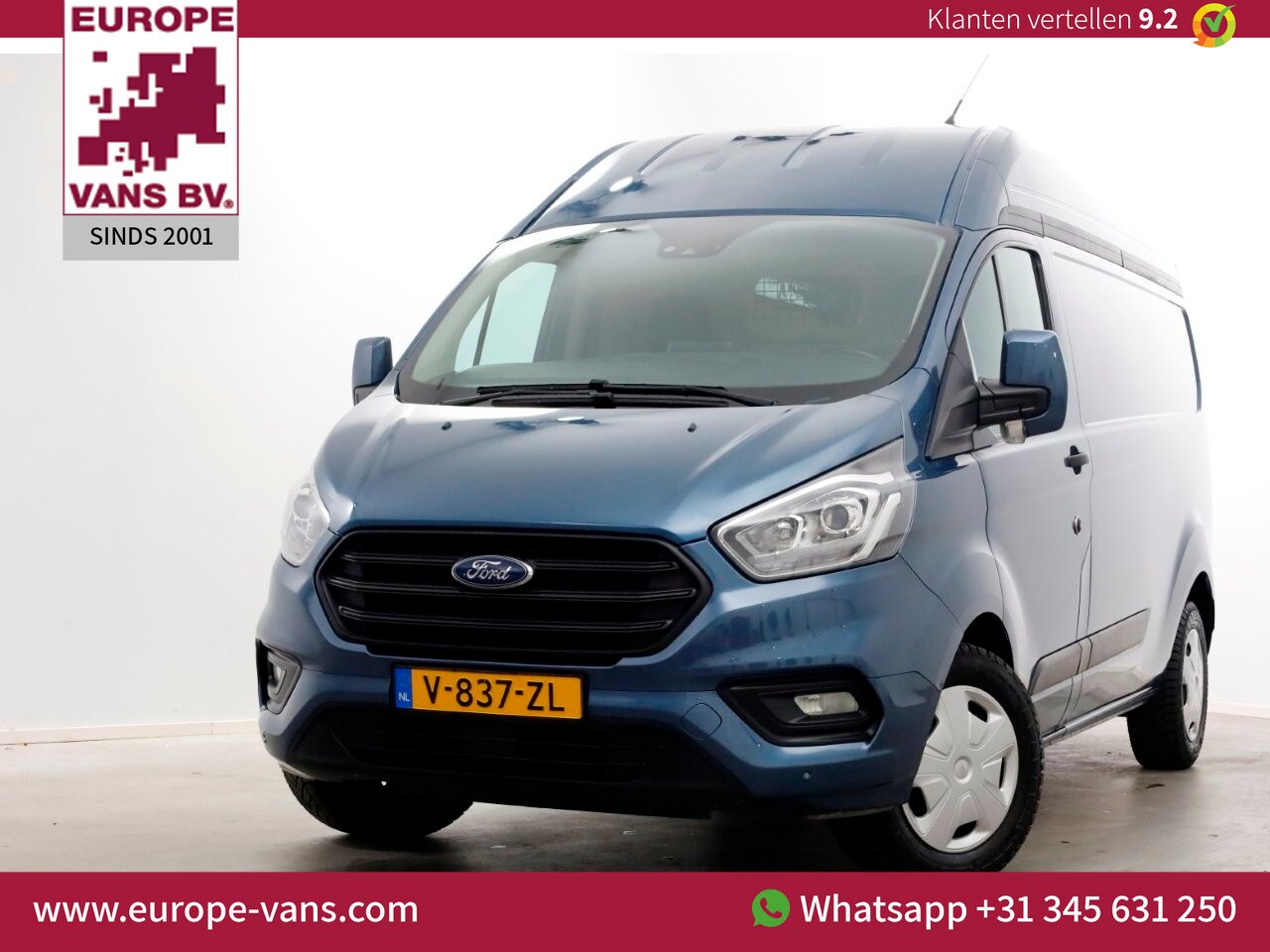 Ford Transit Custom - 2.0 TDCI 170pk E6 Automaat L2H2 Trend Navi/Camera 05-2019 - AutoWereld.nl