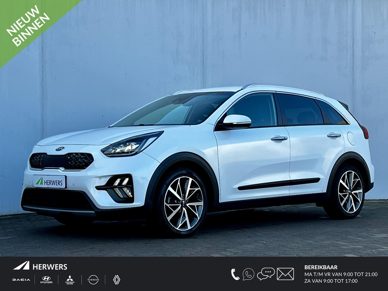 Kia Niro - 1.6 GDi Hybrid ExecutiveLine Automaat / Dealer onderhouden / Trekgewicht 1.700 kg  / Stuur - AutoWereld.nl