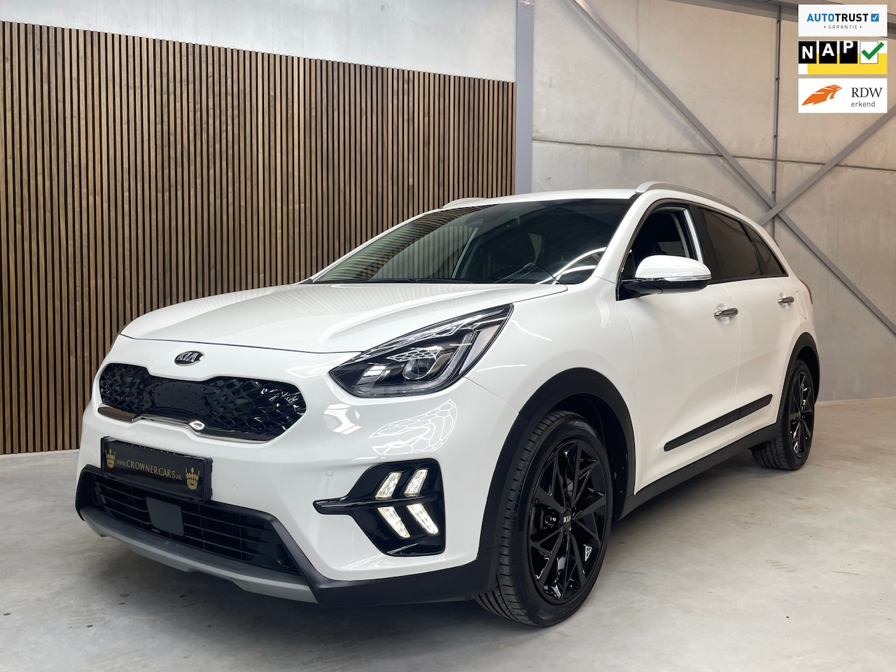 Kia Niro - 1.6 GDi Hybrid DynamicPlusLine Fabrieksgarantie. - AutoWereld.nl