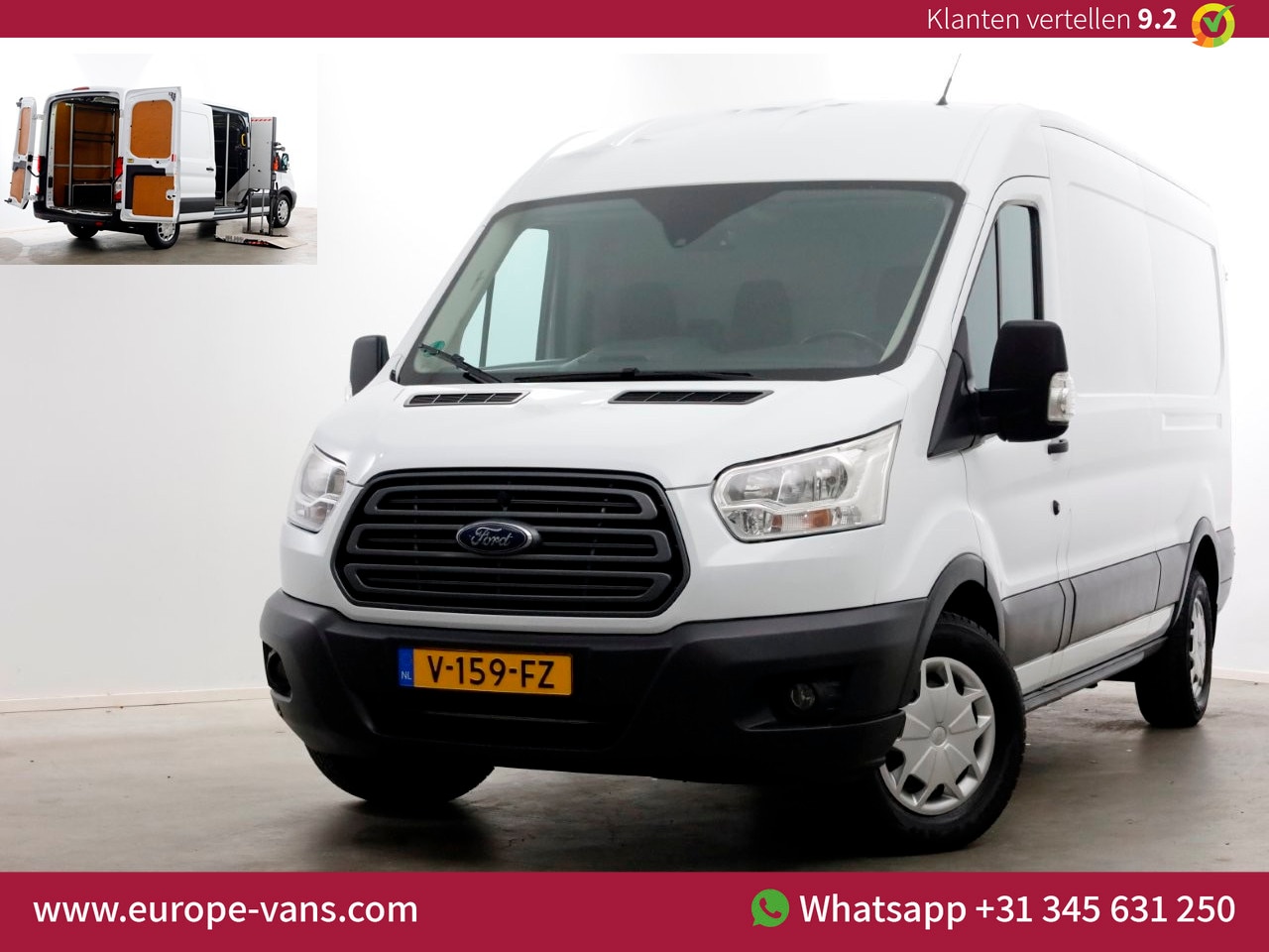 Ford Transit - 350 2.0 TDCI E6 L3H2 Trend Navi/Camera/Laadlift 350kg 04-2017 - AutoWereld.nl