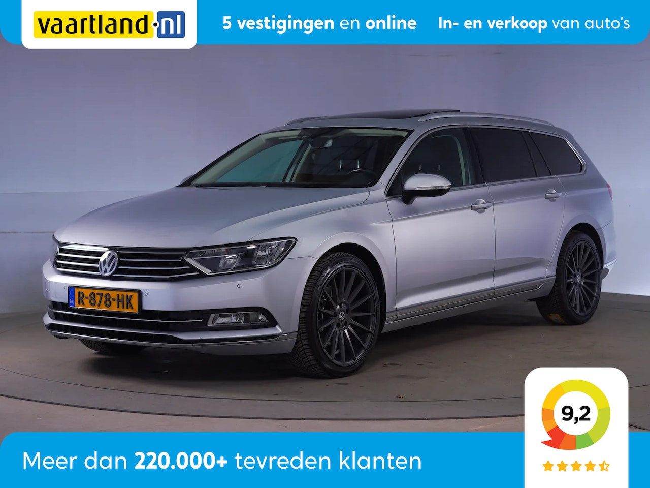 Volkswagen Passat Variant - 1.6 TDI Highline [ Schuifdak Camera Adaptive Cruise Apple CarPlay Leer ] - AutoWereld.nl