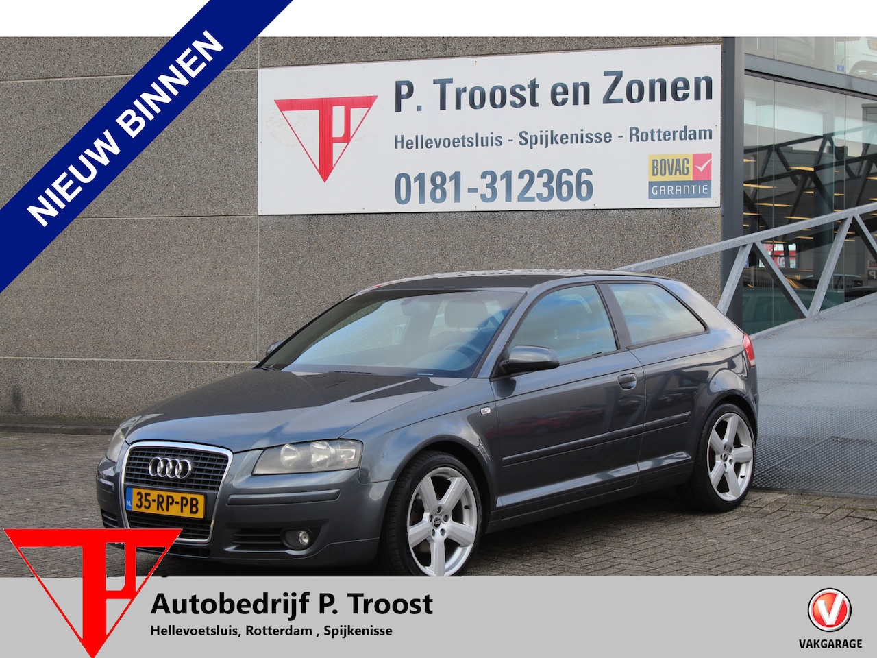 Audi A3 Sportback - 2.0 FSI Ambition MEENEEMPRIJS!! Climate control/Radio/Cruise control/Trekhaak/Lichtmetalen - AutoWereld.nl