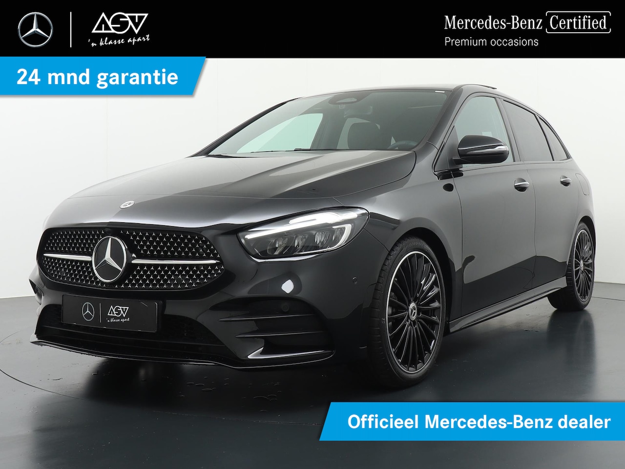 Mercedes-Benz B-klasse - 180 AMG Line | Panorama - Schuifdak | Nightpakket | Apple Carplay & Android Auto | Achteru - AutoWereld.nl