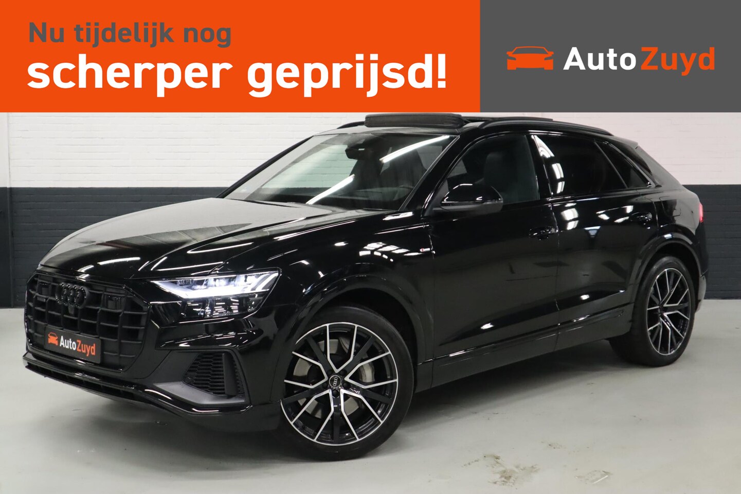 Audi Q8 - 55 TFSI e quattro S Line Matrix / B&O / HUD /PANO /360° Camera / Night Vision / Trekhaak - AutoWereld.nl