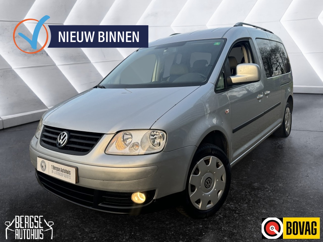 Volkswagen Caddy Maxi - 2.0 TDI Comfortl. 7PRS Cruise Ecc - AutoWereld.nl