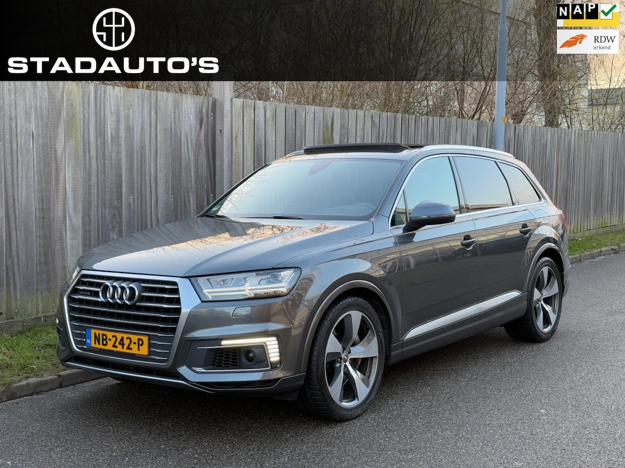 Audi Q7 - 3.0 TDI e-tron quattro Sport S-Line Pano NAP! - AutoWereld.nl