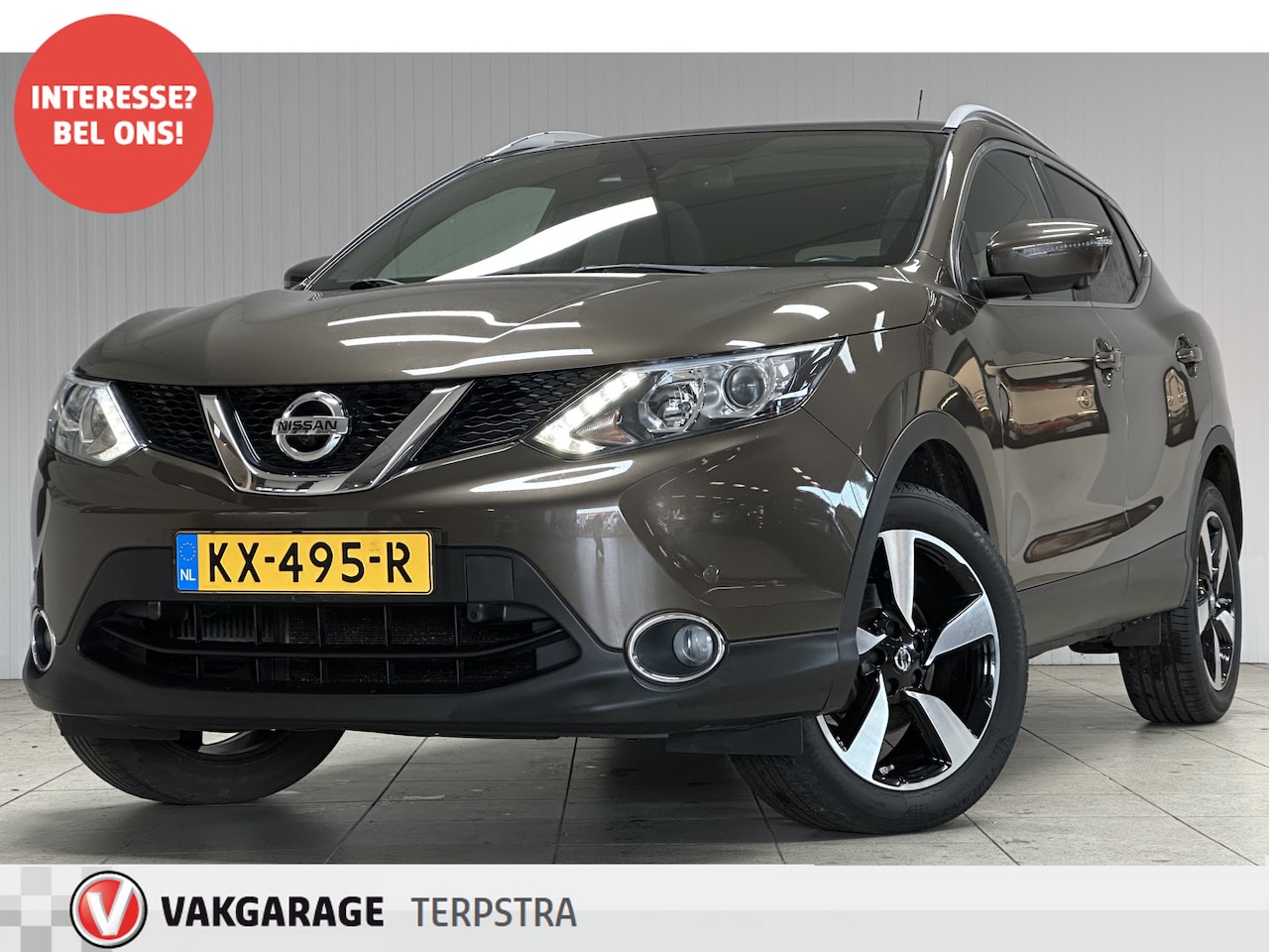 Nissan Qashqai - 1.2 N-Vision/ 360° Camera/ Panorama-Dak/ Zwarte-Hemel/ Half-LEDER - Alcantara/ 18'' LMV/ K - AutoWereld.nl