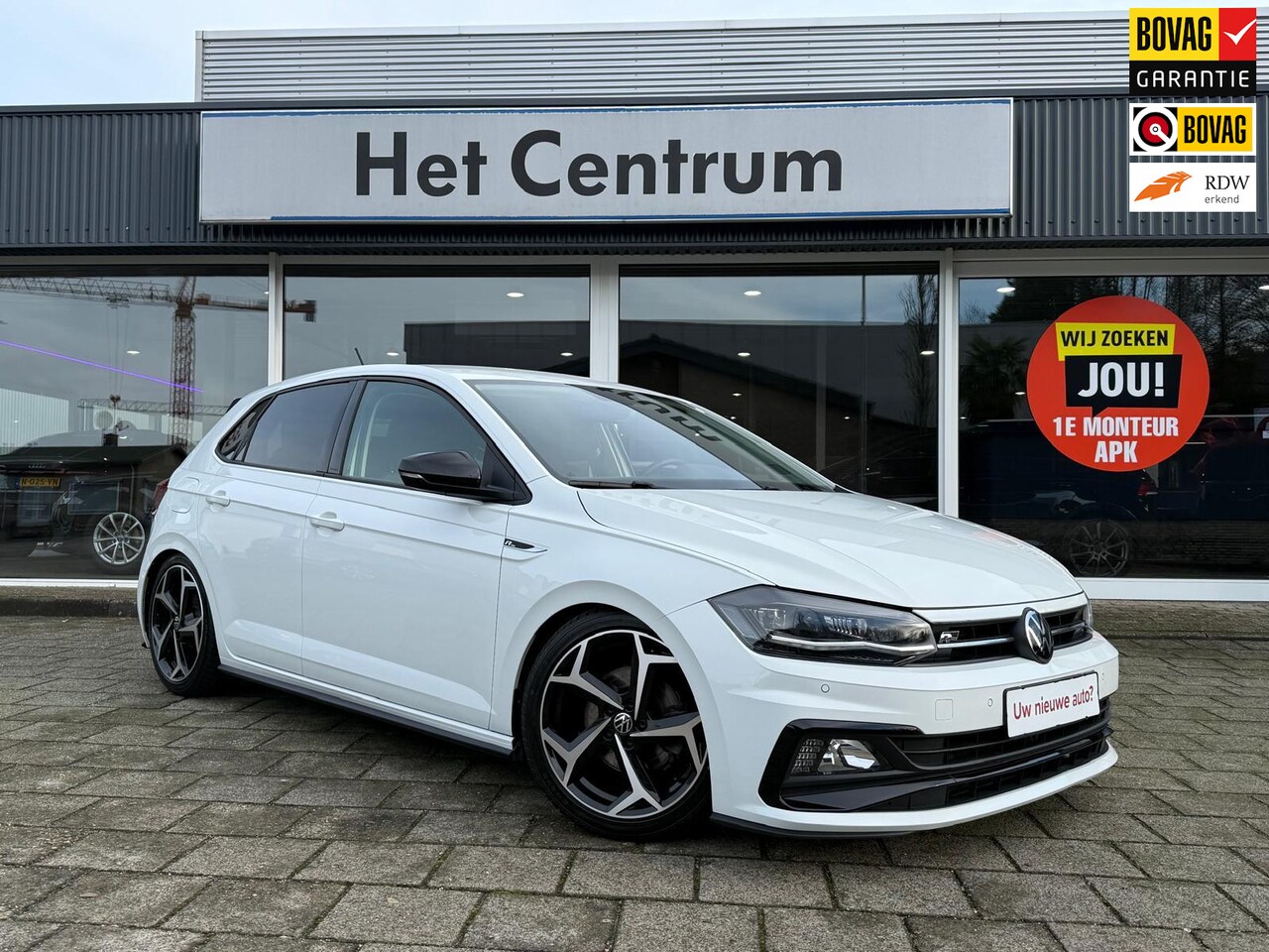 Volkswagen Polo - 1.0 TSI DSG/Automaat 110pk -R-line - LED koplampen - stoelverwarming - dig. cockpit - AutoWereld.nl