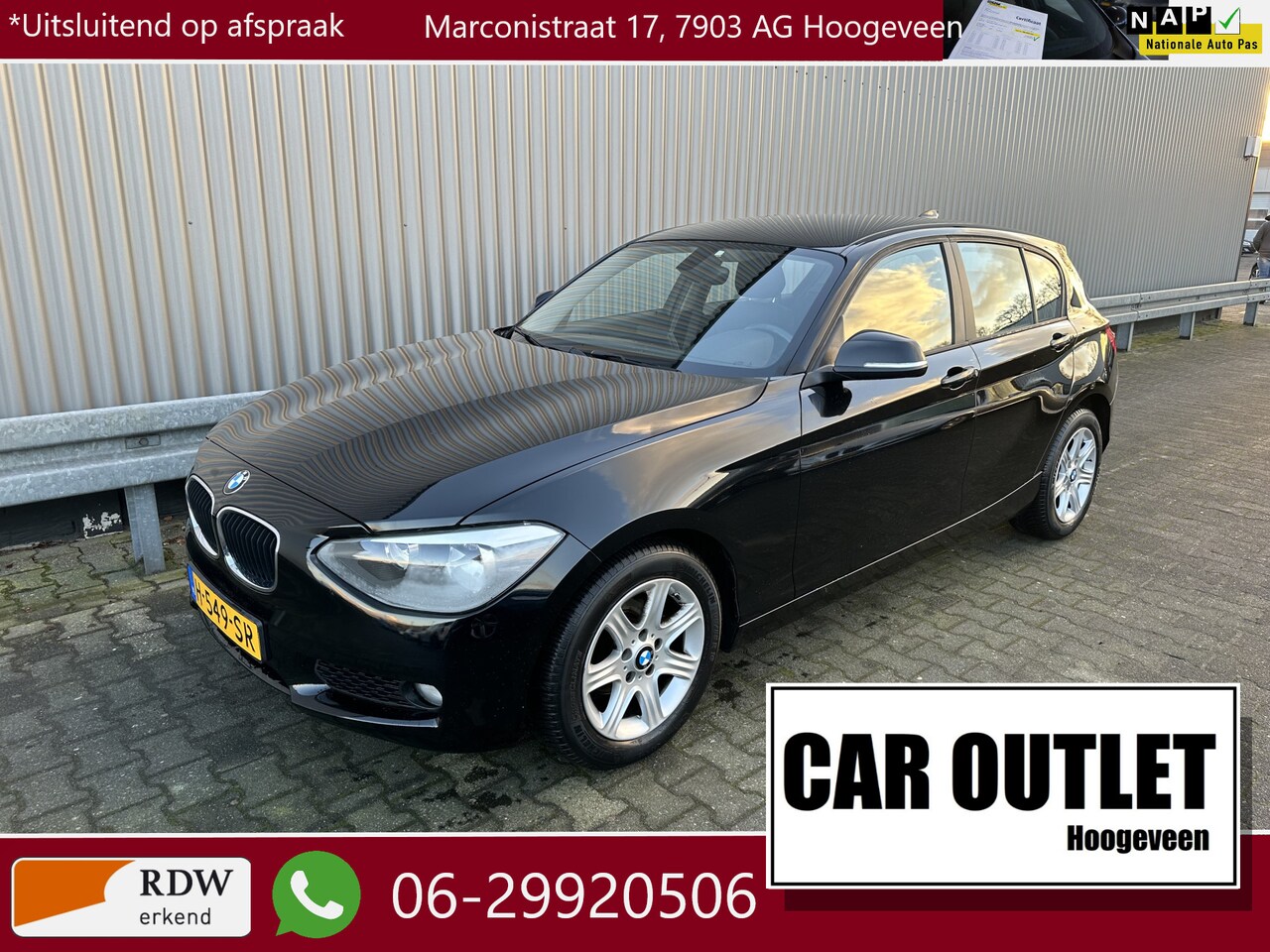 BMW 1-serie - 114i EDE Executive 115Dkm, Navi, LM, Nw APK --Inruil Mogelijk-- - AutoWereld.nl