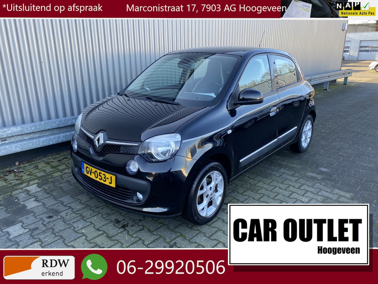 Renault Twingo - 0.9 TCe Dynamique 104Dkm.NAP, A/C, CC, USB, Spraakbedn, LM, nw. APK – Inruil Mogelijk – - AutoWereld.nl