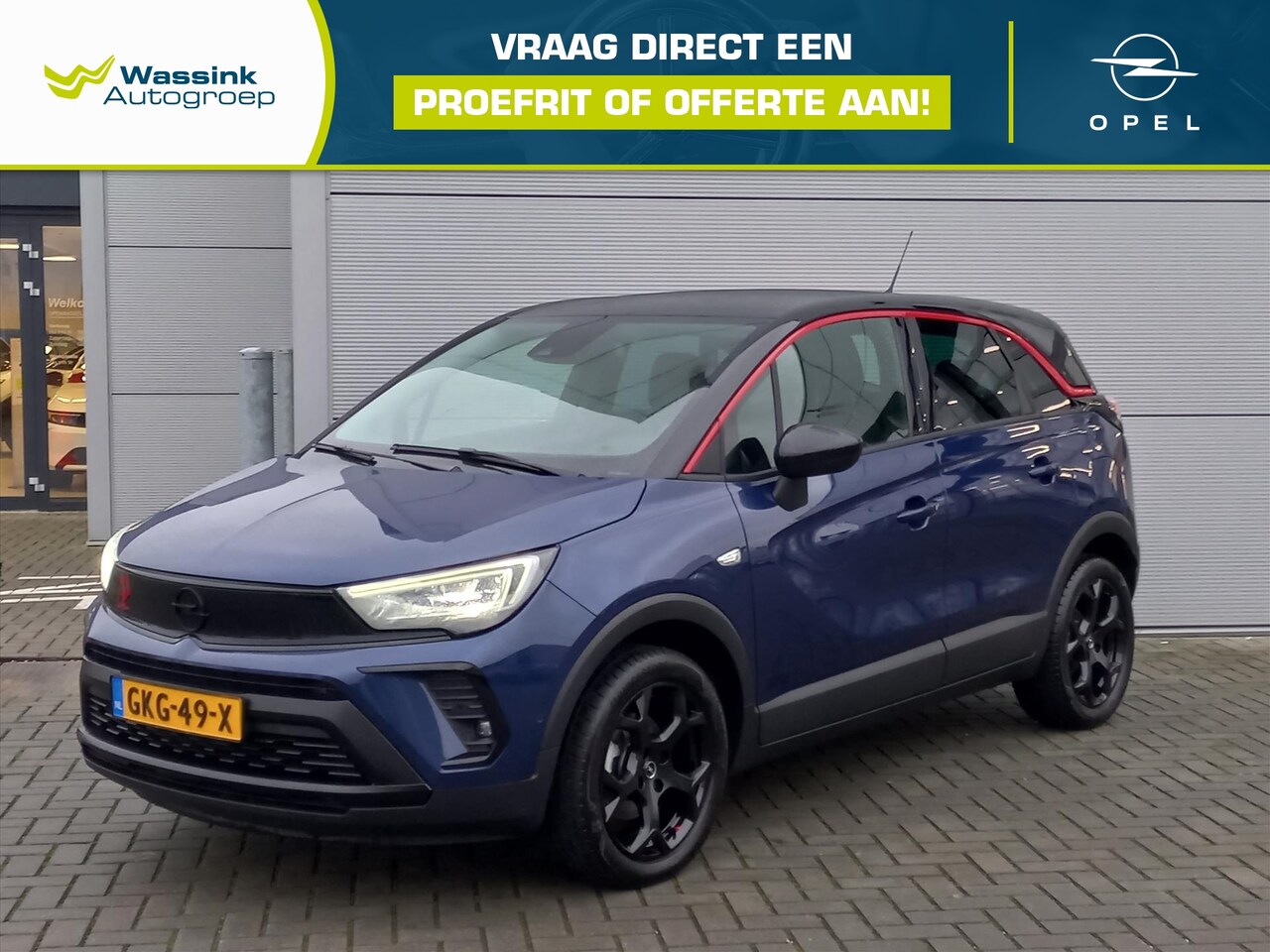 Opel Crossland - 1.2T 130pk GS-Line Automaat | Climate control | Navigatie | 17" Lm velgen | Camera | Parke - AutoWereld.nl