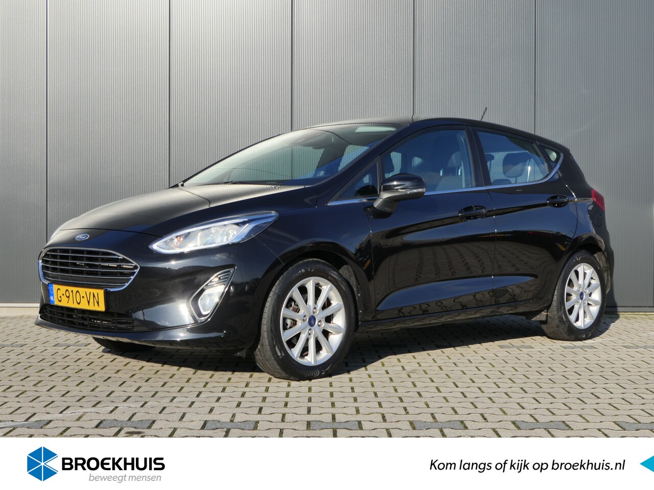 Ford Fiesta - 1.0 EcoBoost Titanium | Cruise control | Airco | Sensoren achter | Bluetooth | Apple carpl - AutoWereld.nl