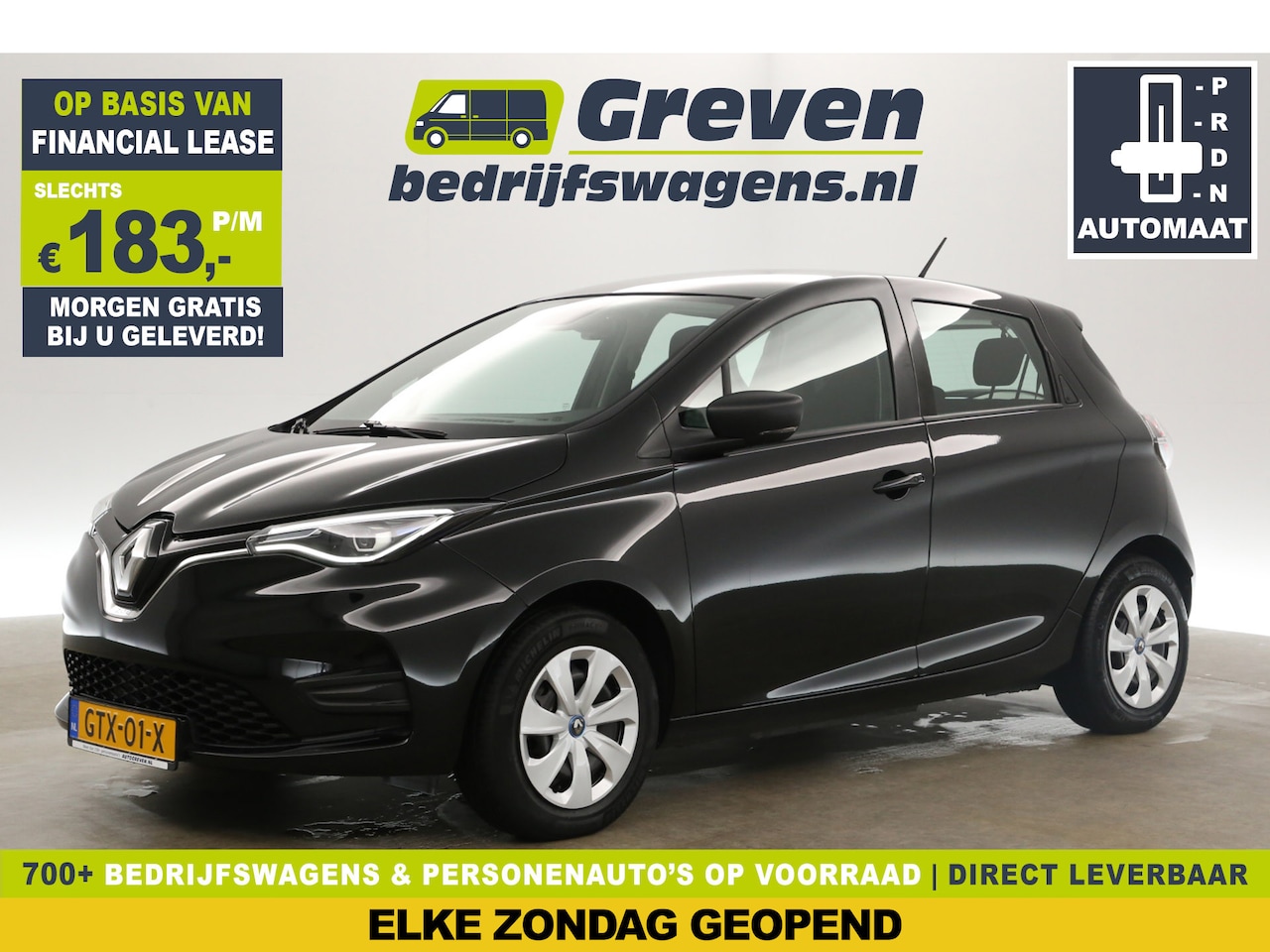 Renault Zoe - R135 Edition One 52 kWh | Huur Accu | Elektrisch | 136PK Automaat Airco Carplay Cruise LED - AutoWereld.nl