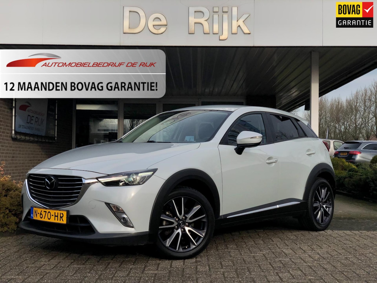 Mazda CX-3 - 2.0 SkyActiv-G 150 GT-M 4WD | Leder, ACC, Head-Up, Navi, Camera, Stoel+Stuurverw., Trekhaa - AutoWereld.nl