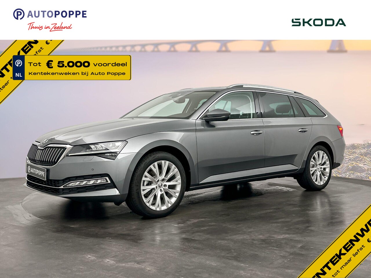 Skoda Superb - Business Edition Plus 1.5 110 kW / 150 pk TSI Comb Panoramadak - Trekhaak - 18 inch LM - AutoWereld.nl