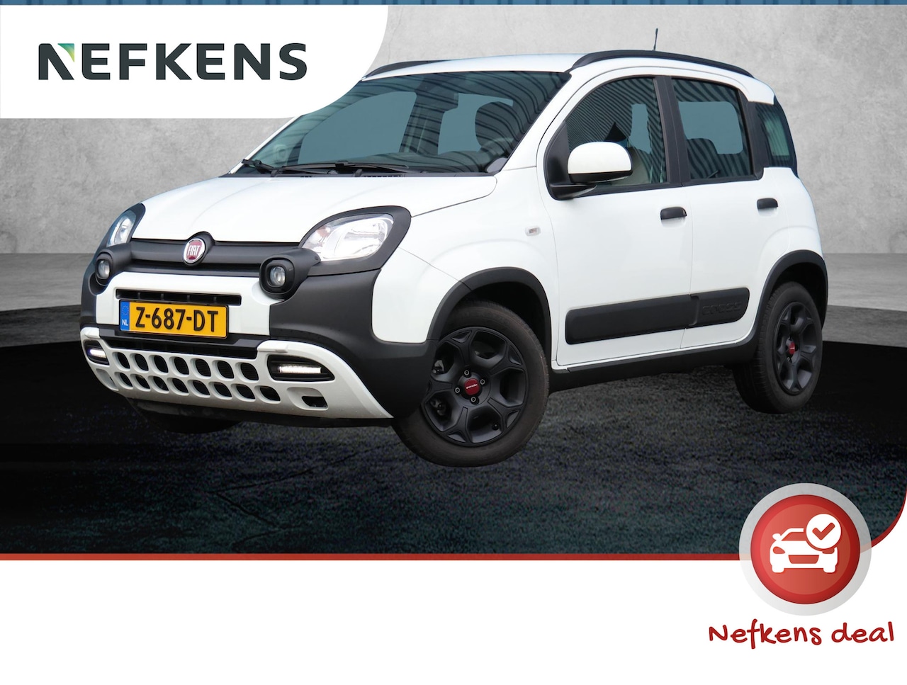 Fiat Panda - Hybrid Cross 70pk | Navigatie Via AppleCarPlay/AndroidAuto | Bluetooth | Climate Control | - AutoWereld.nl