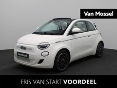 Fiat 500 C - 500e La Prima 42 kWh | Leder interieur | Navigatie | Climate Control | Cam | Parkeersensor