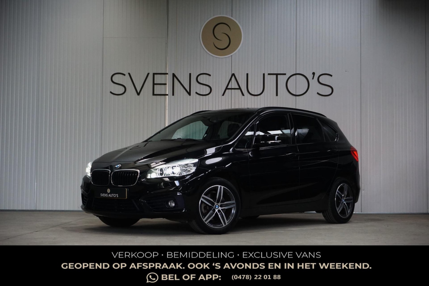 BMW 2-serie Active Tourer - 220i High Executive Harman/Kardon|HUD|Leder|Xenon|Navi Groot - AutoWereld.nl