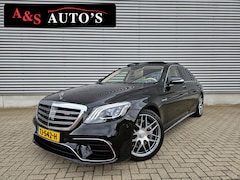 Mercedes-Benz S-klasse - AMG 63 4Matic+ Lang Premium Plus Luchtvering Massage 360 HUD ACC Masage Softclose Burmeste