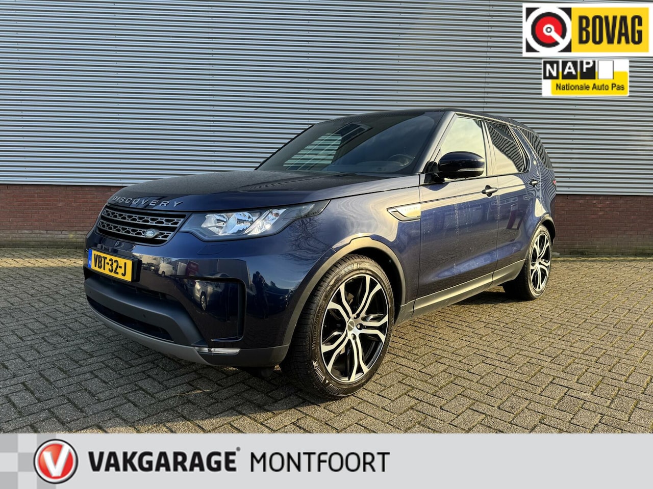 Land Rover Discovery - 2.0 Td4 SE|Grijs Kenteken|4x4 wiel drive|Luchtvering|Cruise|Airco|Apple/Android Carplay|Pd - AutoWereld.nl