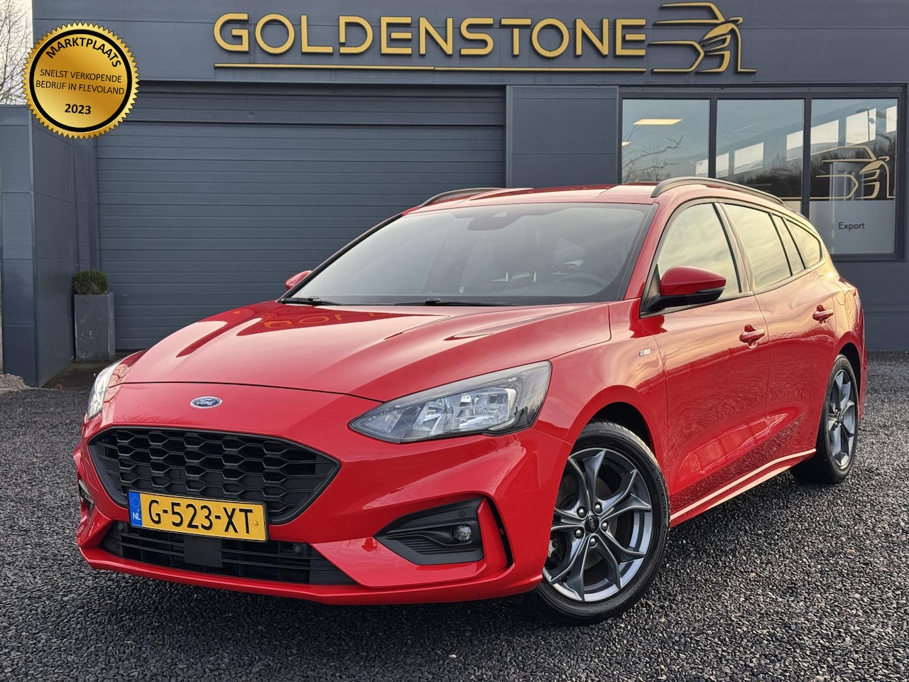 Ford Focus Wagon - 1.0 EcoBoost ST Line Business 1e Eigenaar,Navi,Clima,Cruise,PDC V+A,N.A.P,APK tot 08-2025 - AutoWereld.nl