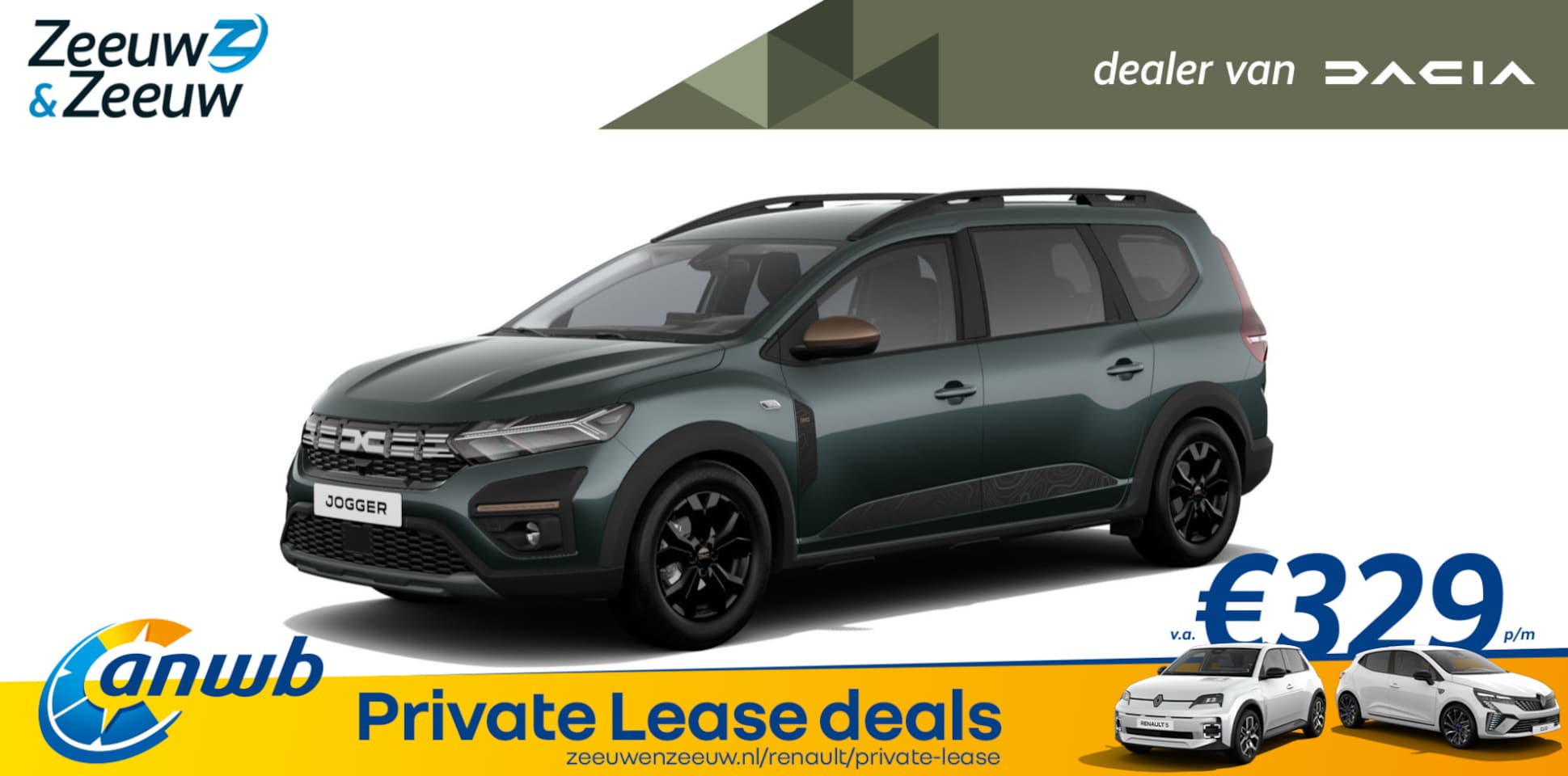 Dacia Jogger - (ANWB Private Lease Actie v.a. € 479,-) Hybrid 140 Extreme 7p. | Wij maken graag een Priva - AutoWereld.nl