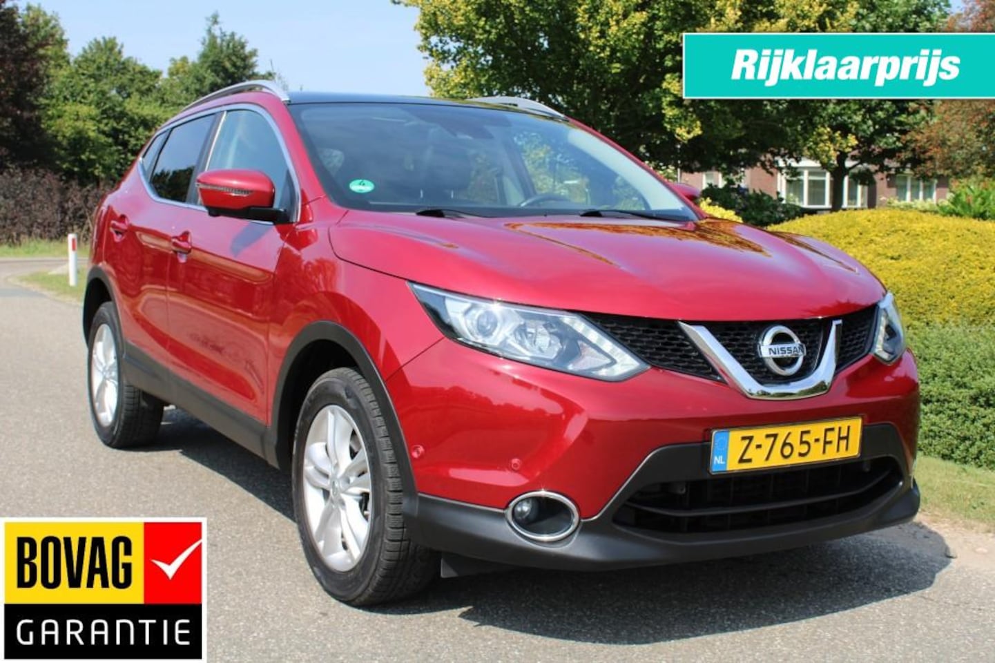 Nissan Qashqai - 1.6 163pk Tekna ECC/Cruise/Leer/Navi/Camera/Panodak/DAB - AutoWereld.nl