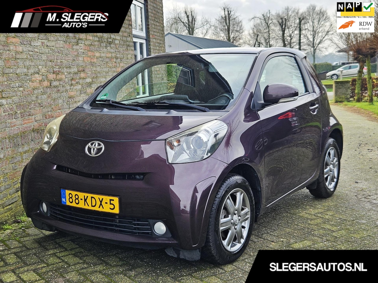 Toyota iQ - 1.0 VVTi Aspiration*Airco*Historie*NAP - AutoWereld.nl