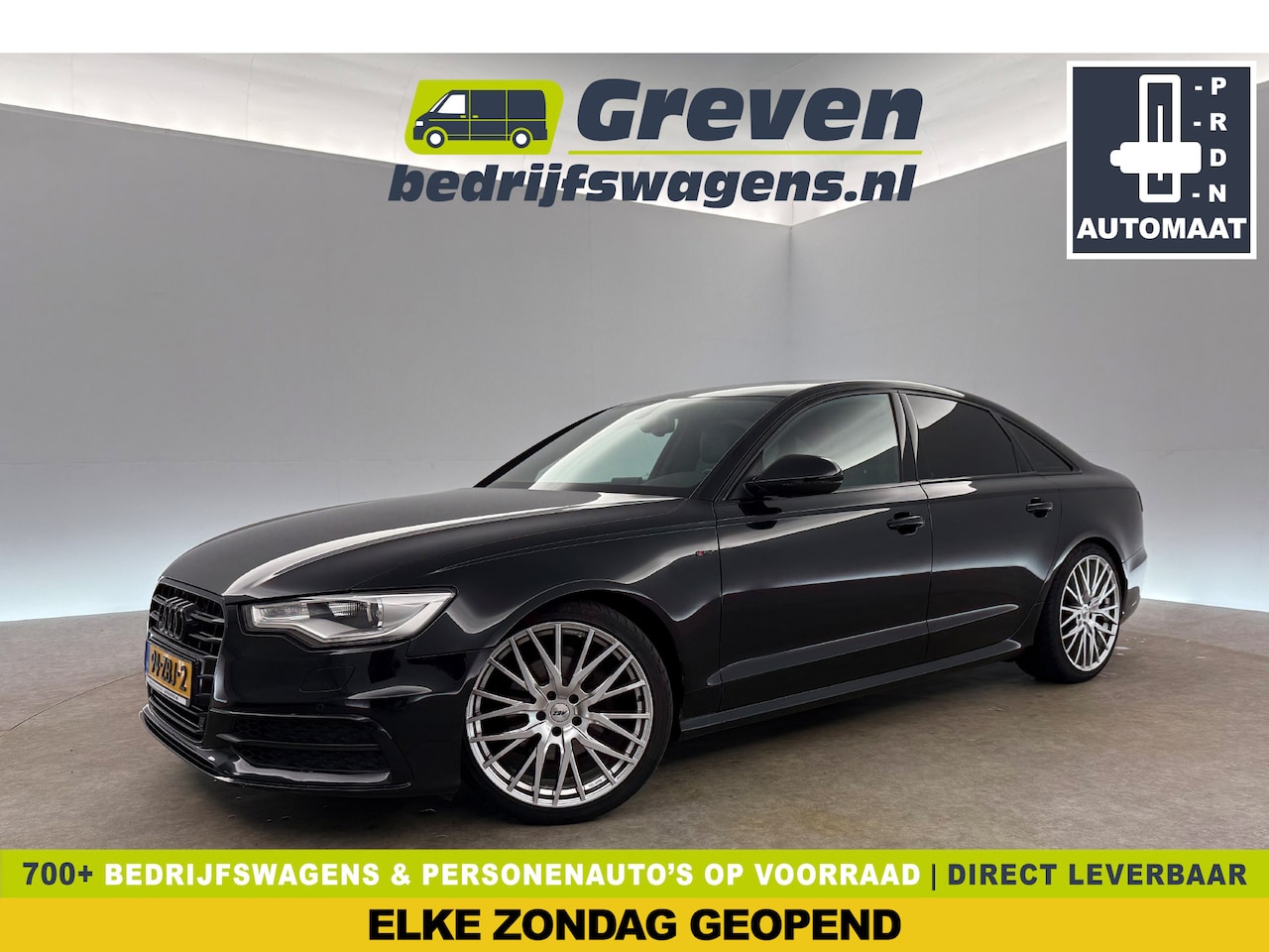 Audi A6 Limousine - 2.0 TFSI S-line APK tot 07-2025 | 180PK Automaat Clima Cruise Navi Trekhaak LED Stoelverwa - AutoWereld.nl