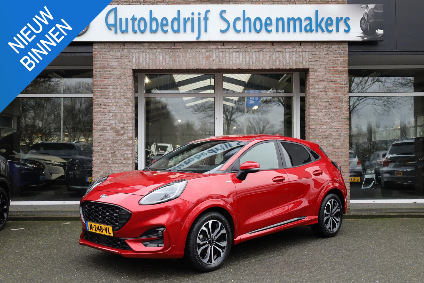 Ford Puma - 1.0 EcoBoost Hybrid ST-Line X CAMERA DAB CARPLAY TREKHAAK-AFN RUIT/STUUR/STOELVERWARMING N - AutoWereld.nl