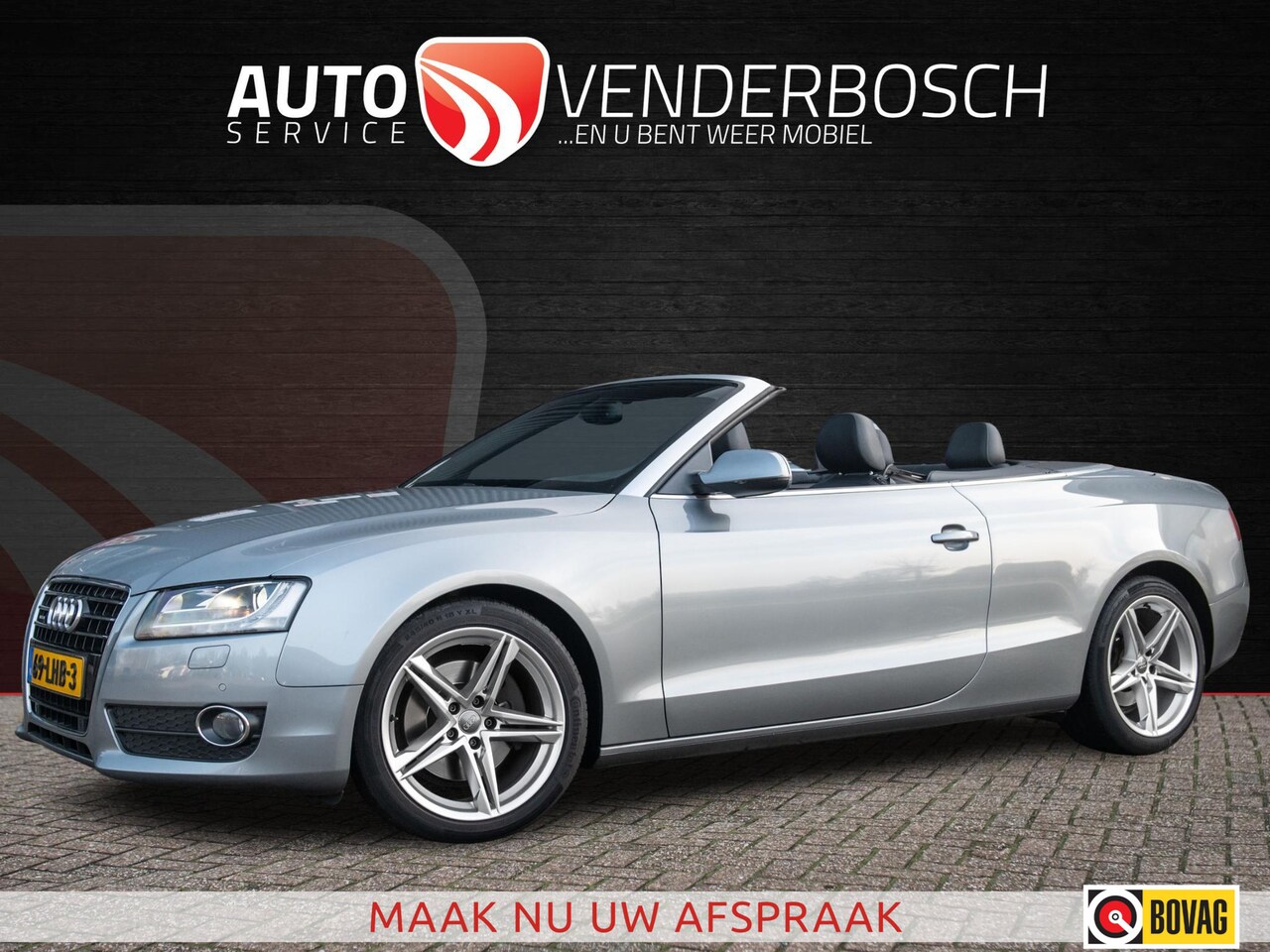 Audi A5 Cabriolet - 3.2 FSI Quattro Pro Line 265pk | Automaat | Bi-Xenon | Leder - AutoWereld.nl