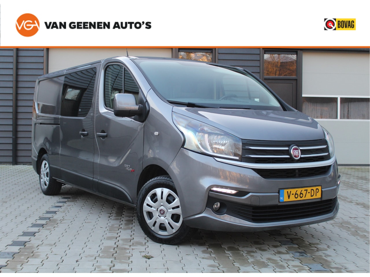 Fiat Talento - 1.6 MJ 122Pk L2H1 DC 5-persoons SX | Camera | Trekhaak - AutoWereld.nl