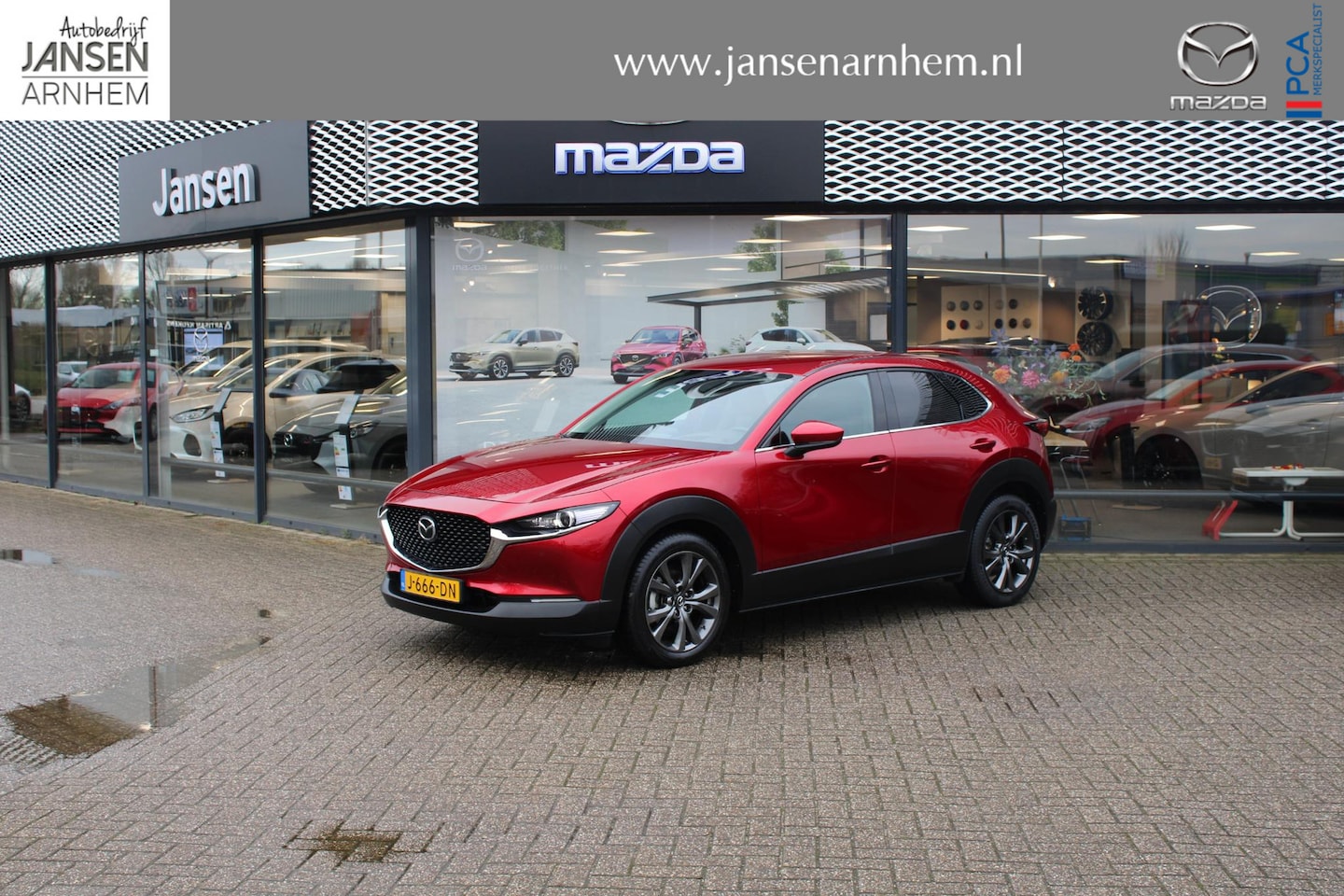 Mazda CX-30 - 2.0 e-SkyActiv-X M Hybrid Luxury , Trekhaak, Leder, LMV 18 Inch, Bose, All Season,Adap. Cr - AutoWereld.nl