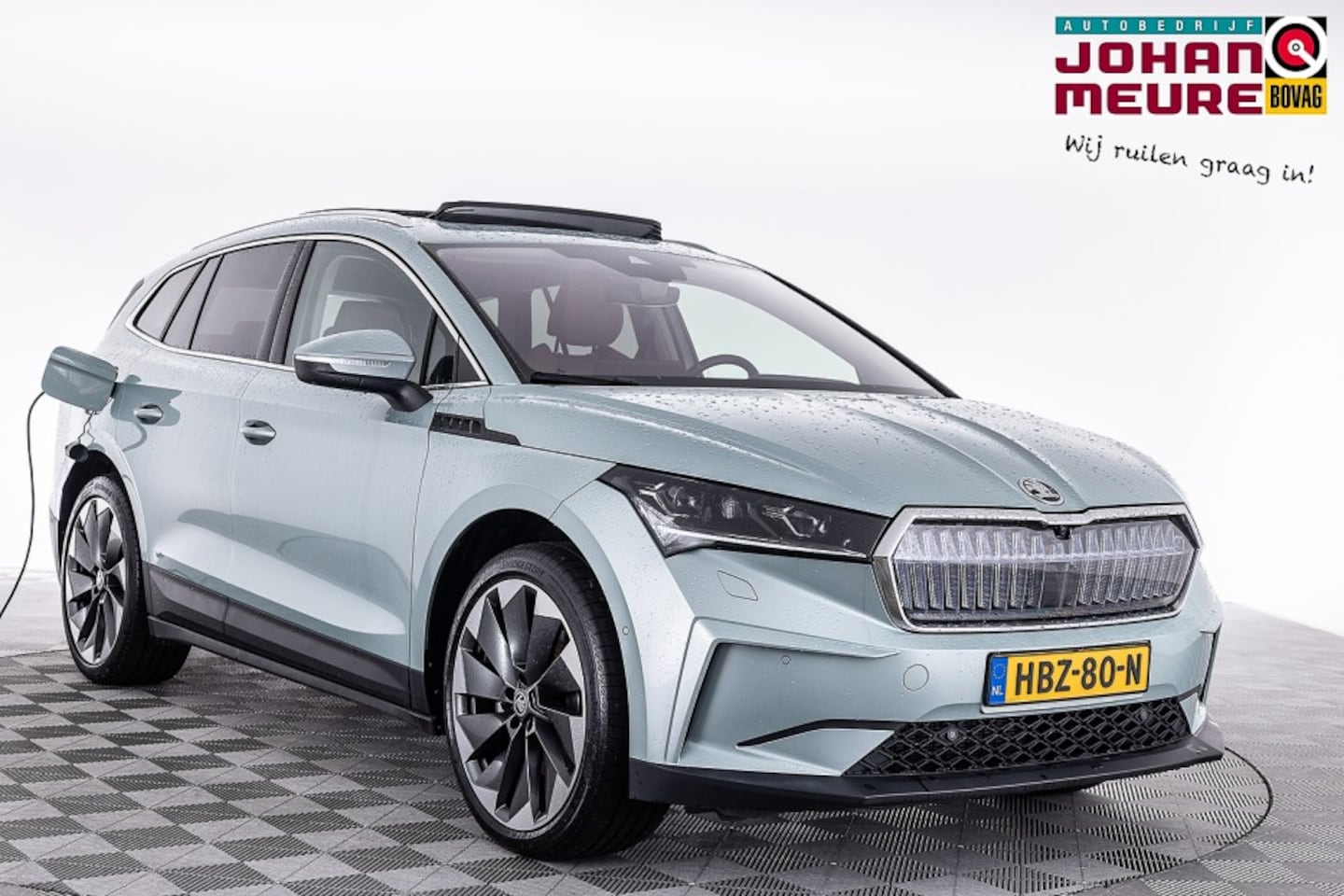 Skoda Enyaq iV - 82 kWh | PANORAMADAK | LEDER | NAVI . - AutoWereld.nl