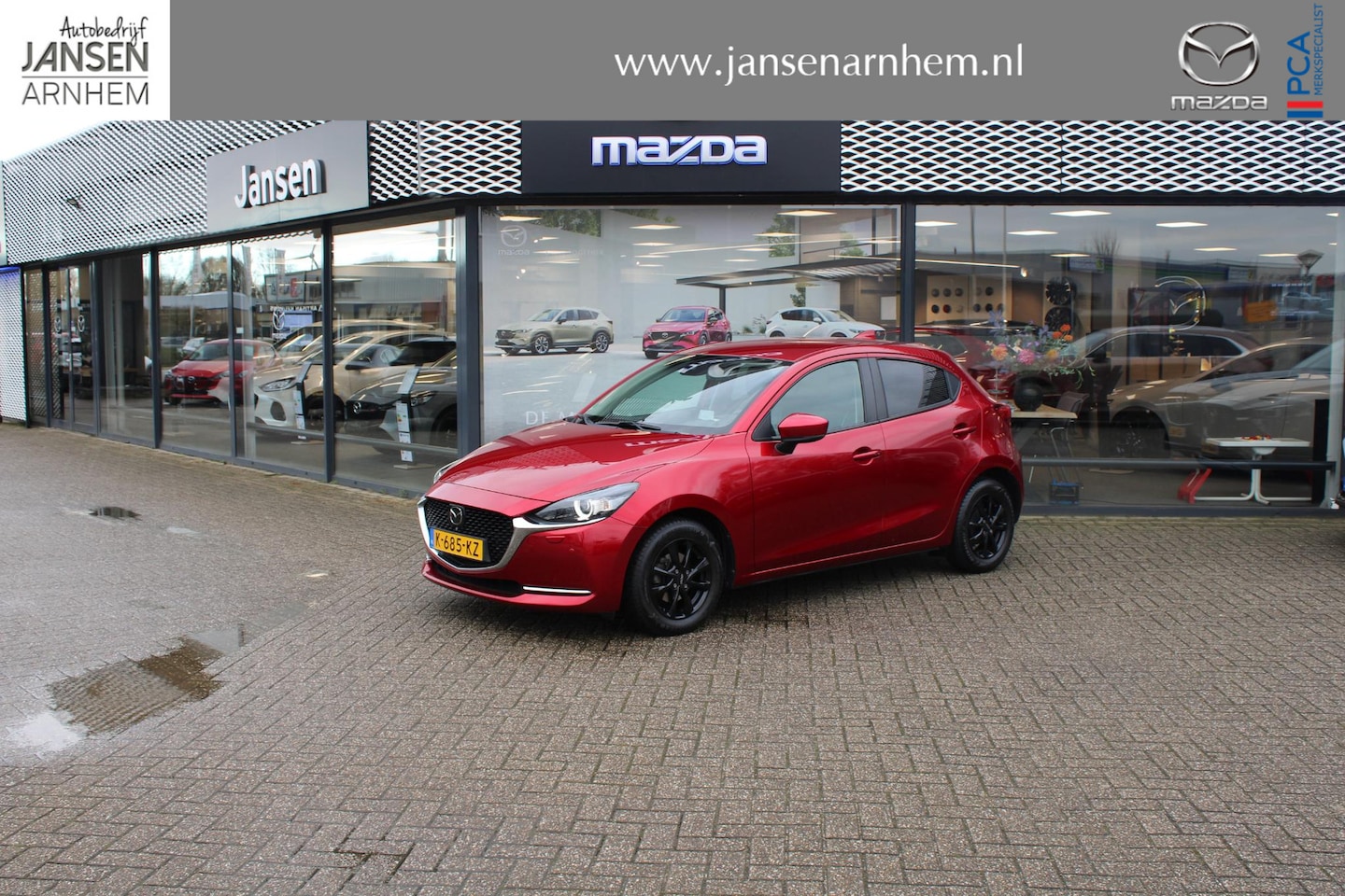 Mazda 2 - 1.5 Skyactiv-G Signature 1.5 Skyactiv-G Signature , Half Leder, Stoelverwarming, Stuurverwarming, Adap. Cruise, Nav - AutoWereld.nl