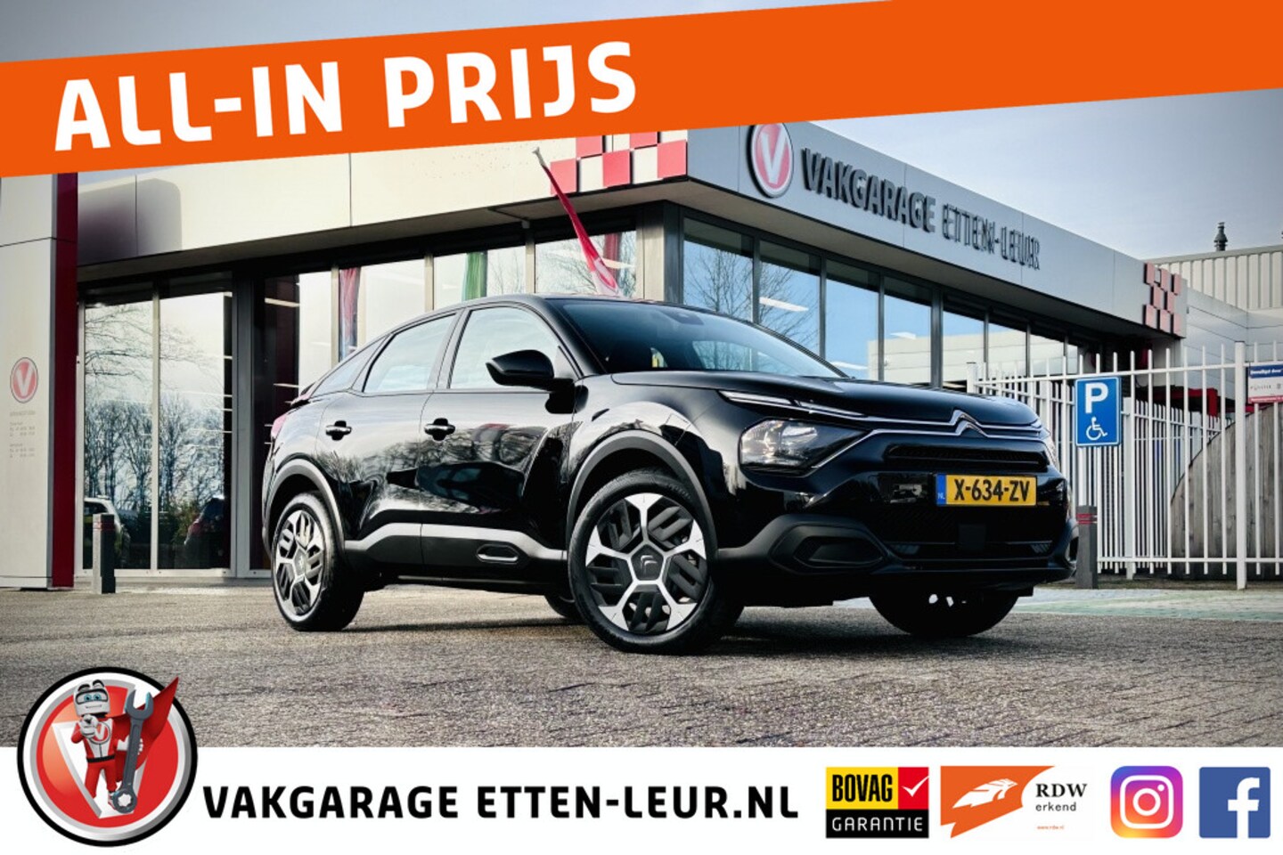 Citroën C4 - 1.2 You / CAMERA / CLIMA / APPLE + ANDROID - AutoWereld.nl