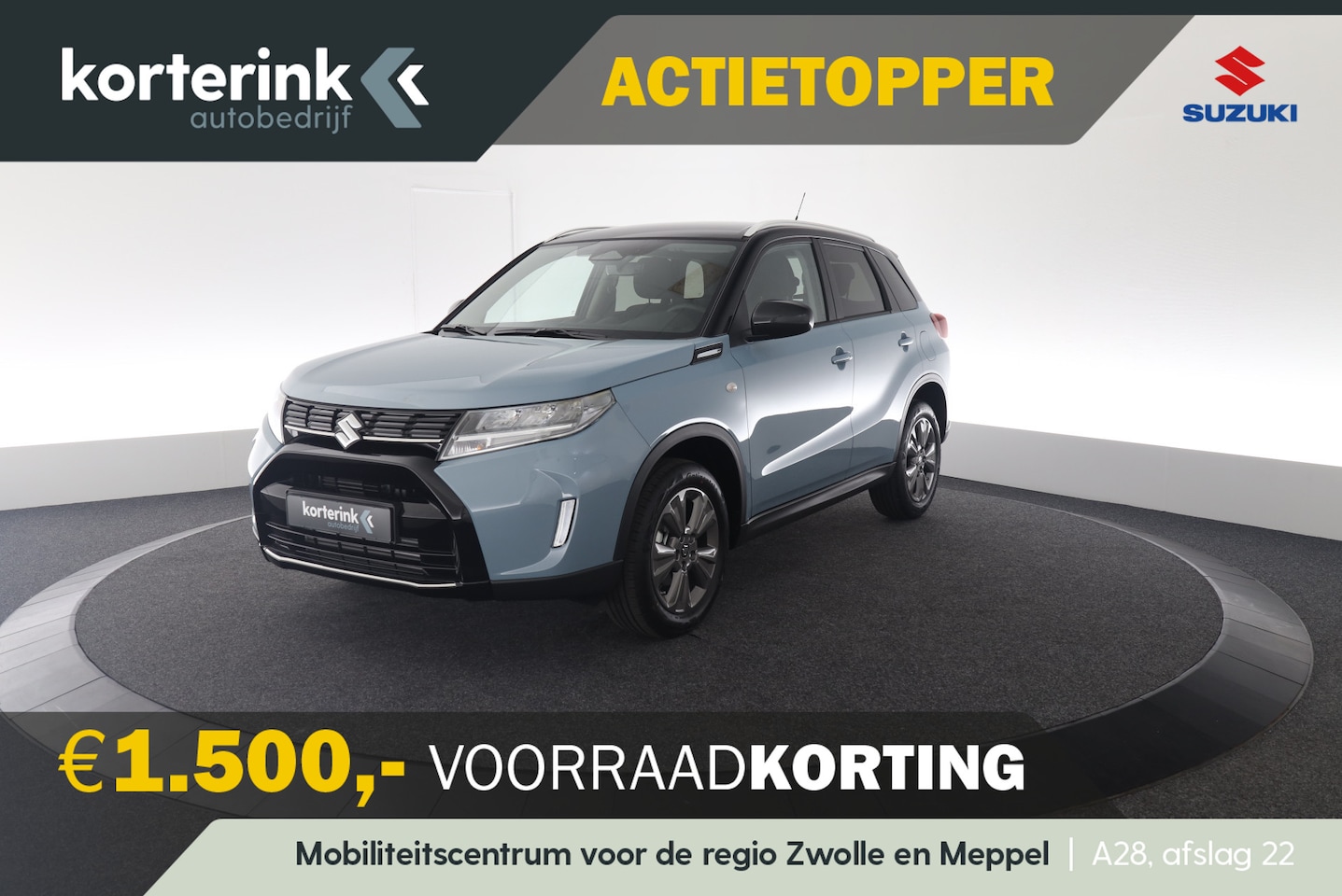 Suzuki Vitara - 1.4 Boosterjet Select Smart Hybrid | Nu met € 1.500,- korting en gratis rubberkofferbakmat - AutoWereld.nl