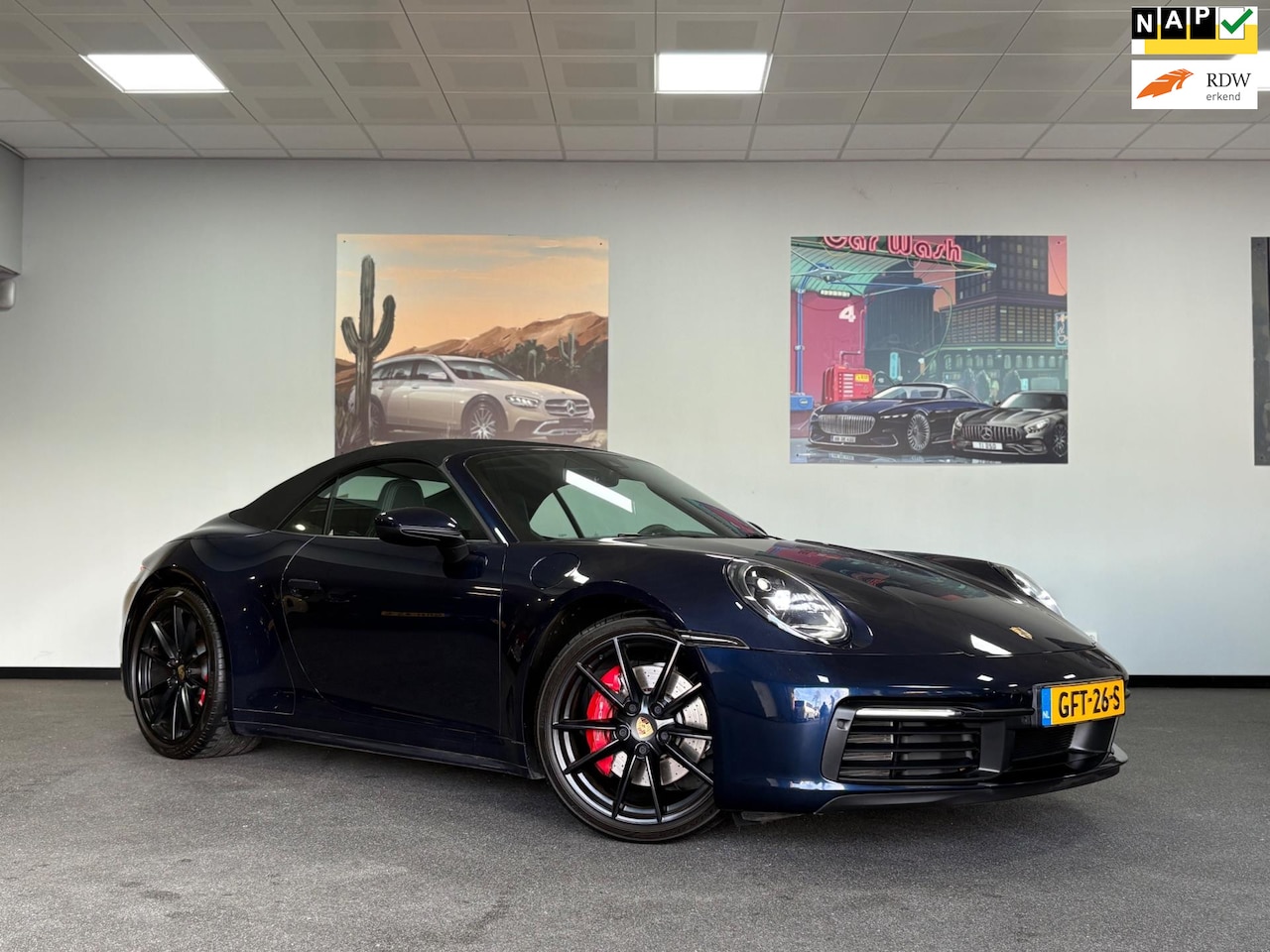 Porsche 911 Cabrio - 3.0 Carrera 4 S | chrono sport pakket | sport-uitlaatsysteem | 20” LMV | - AutoWereld.nl