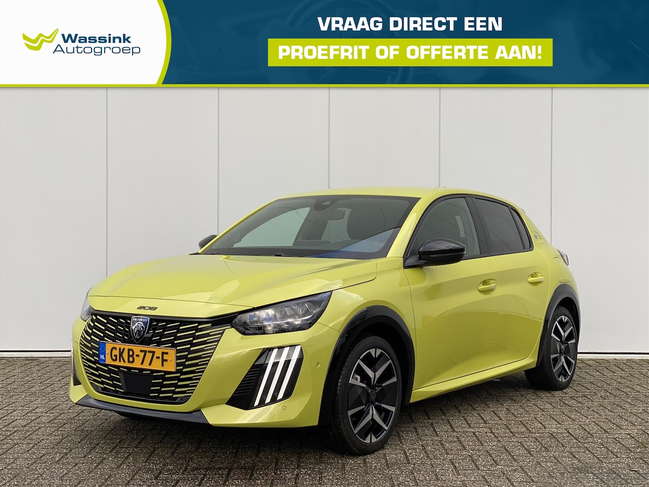 Peugeot e-208 - EV 51kWh 156pk GT I Vision & Drive Assist Pack I i Connect Navigatie - AutoWereld.nl