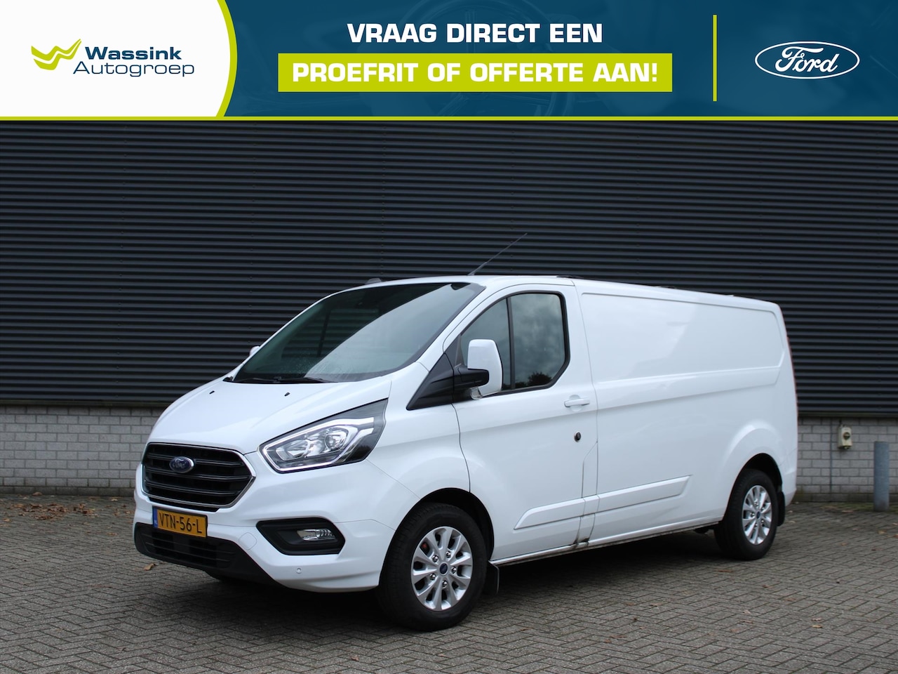 Ford Transit Custom - GB 2.0 TDCi 130PK 320 L2H1 Limited | Cruise Control | Apple Carplay / Android Auto | Parke - AutoWereld.nl