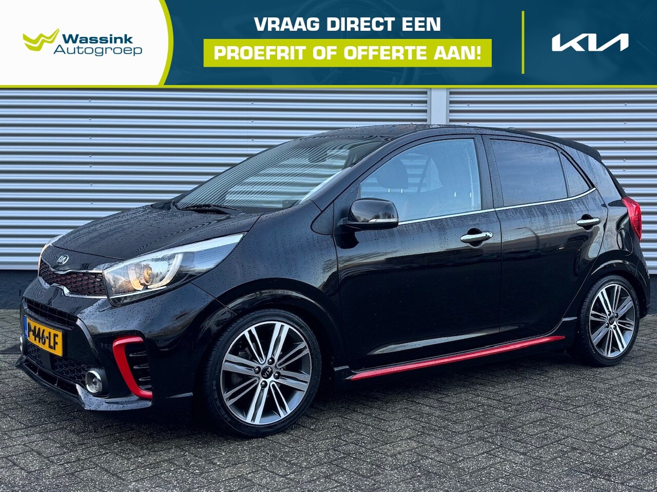 Kia Picanto - 1.0 T-GDi 100pk 5-zits GT-Line | Stoel/Stuurverwarming | Climate Control | Navigatie | Led - AutoWereld.nl