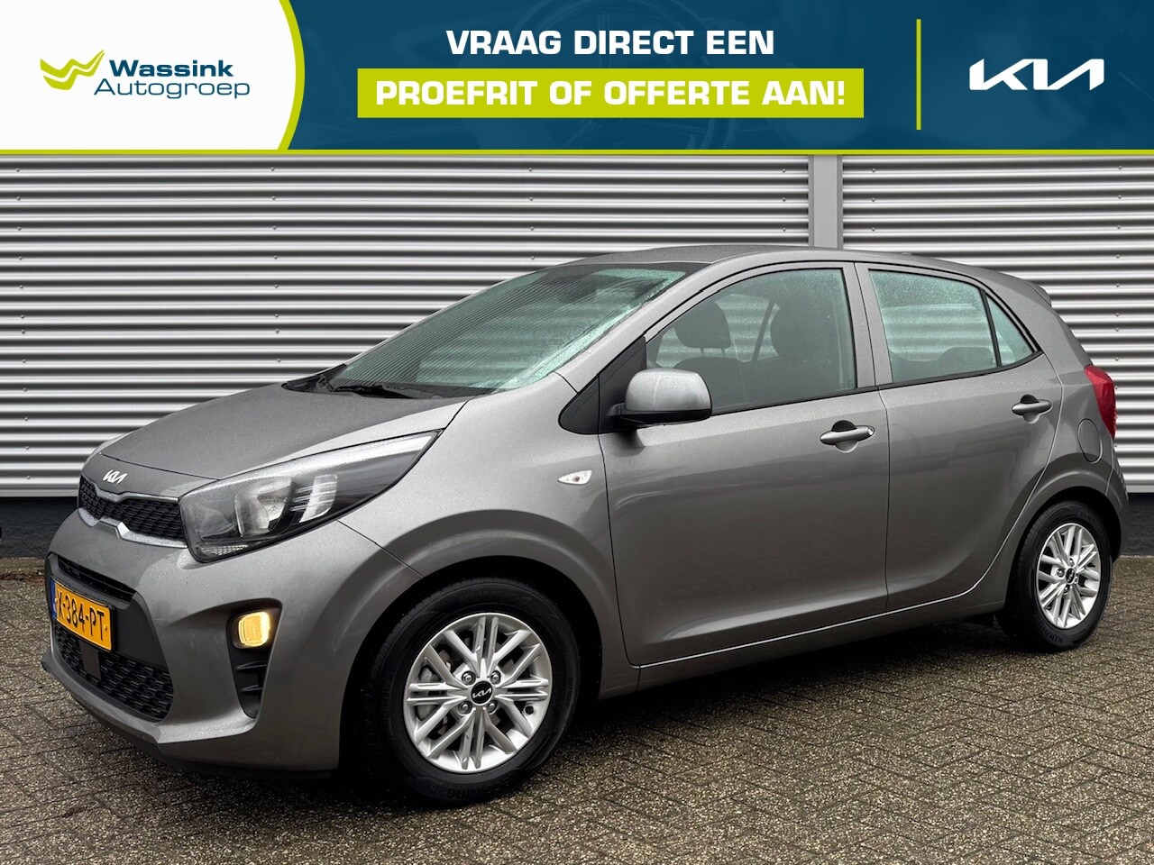 Kia Picanto - 1.0 DPi 67pk 4-zits DynamicLine | Trekhaak | Apple Carplay/Android Auto | Airco | Lichtmet - AutoWereld.nl