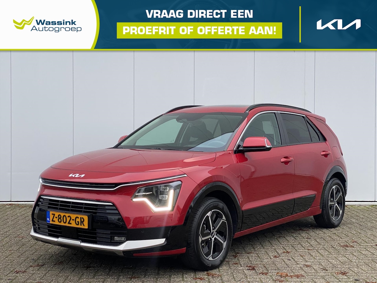 Kia Niro - 1.6 GDi Hybrid 141pk DCT6 DynamicPlusLine | Camera | Navigatie | Leder | CarPlay | Elektri - AutoWereld.nl