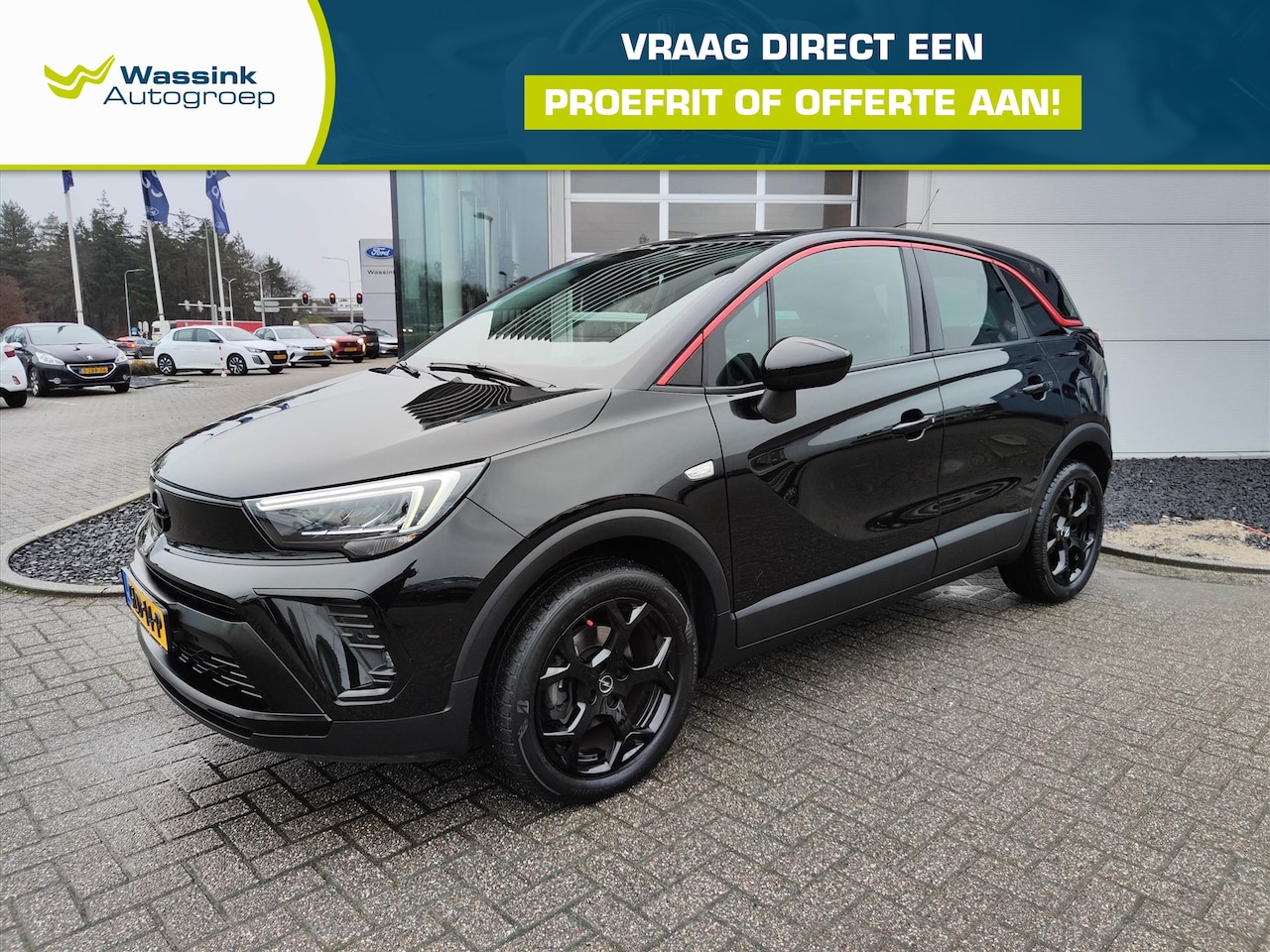 Opel Crossland - 1.2 130pk Automaat GS-line | Camera | Black pack - AutoWereld.nl