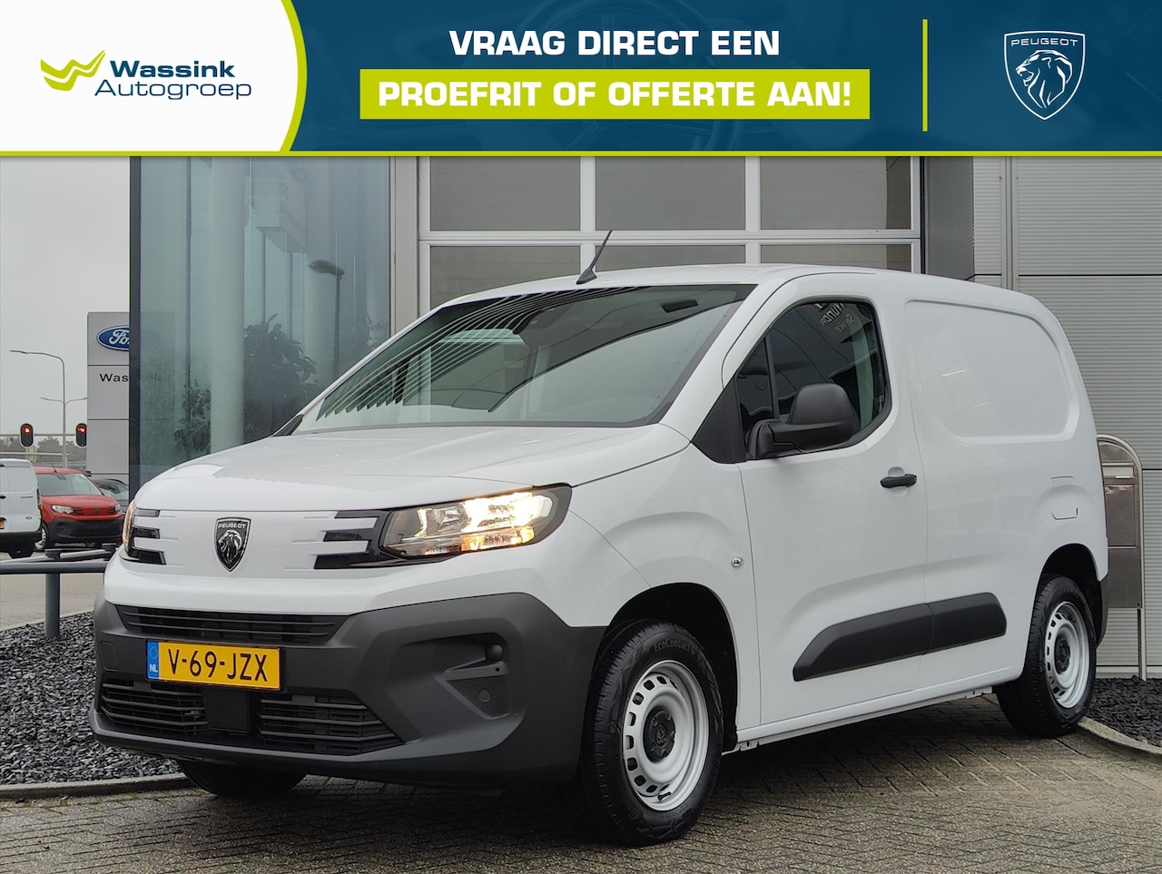 Peugeot Partner - 1.5 BlueHDi 100pk L1 | Navi by App | Cruise Control | Pakket Comfort Connect | Houtenvloer - AutoWereld.nl