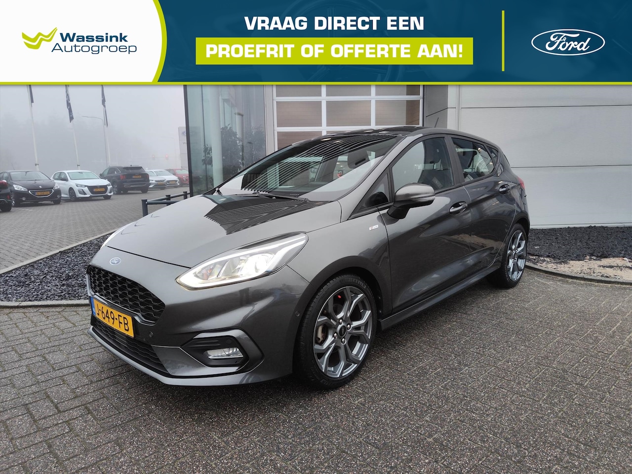 Ford Fiesta - 1.0 EcoBoost 95pk 5dr ST-Line X | Carplay | Camera | Adaptive cruise | Bliss - AutoWereld.nl