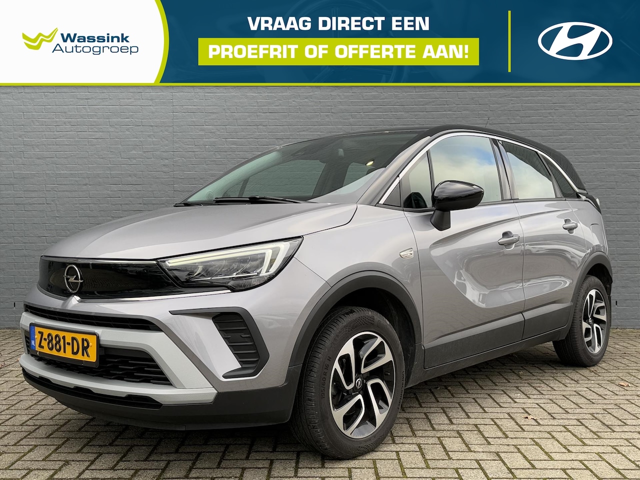 Opel Crossland - 1.2 130pk Automaat Elegance | Two Tone | Trekhaak | Achteruitrijcamera - AutoWereld.nl