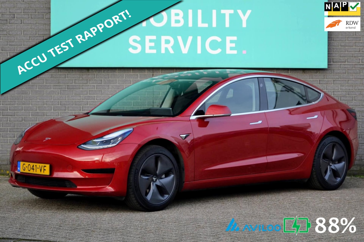 Tesla Model 3 - Standard RWD Plus 60 kWh SOH88% Pano AutoPilot LED ACCU- CHECK - AutoWereld.nl