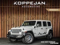 Jeep Wrangler Unlimited - 4xe 380 80th Anniversary Hybrid 380PK Automaat | ADAPTIVE CRUISE | STOELVERWARMING | STUUR